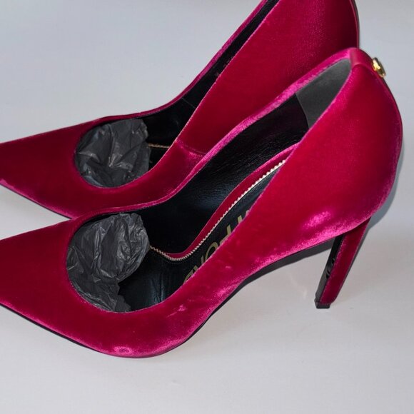 TOM FORD velvet heels, size 6.5. Full set in great condition - Picture 3 of 9